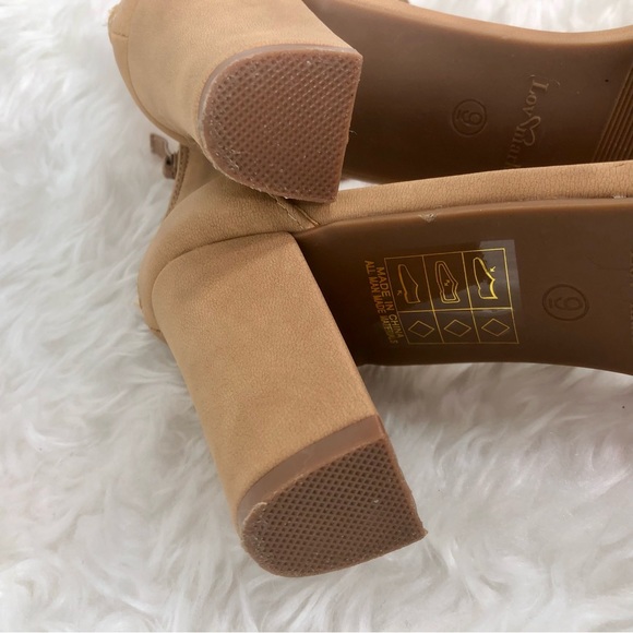 LUV MARK NIXTY WOMENS STRAPPY CHUNKY HEELS 9 - Picture 9 of 11